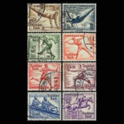 ドイツ1936年ベルリンオリンピック切手8種(使用済)