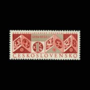 チェコスロバキア1965年切手の日切手1種