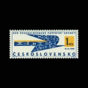 チェコスロバキア1966年切手の日切手1種