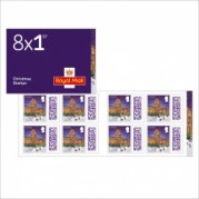 英国2024年クリスマス8x1st切手帳(お取り寄せ品)