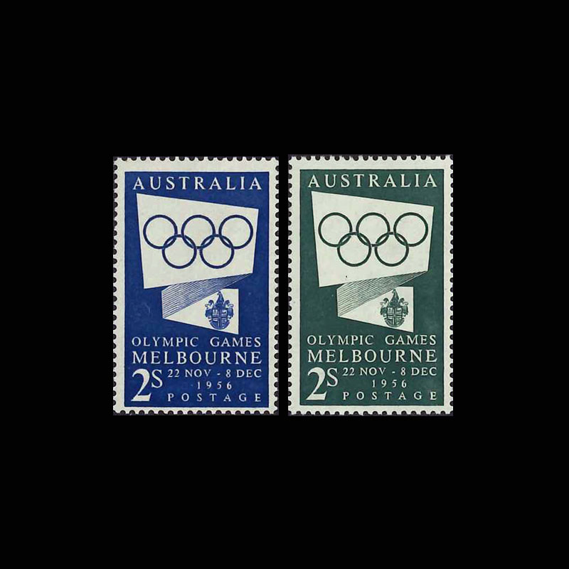オーストラリア1954 55年メルボルンオリンピック切手2種 切手の通販 英国海外郵趣