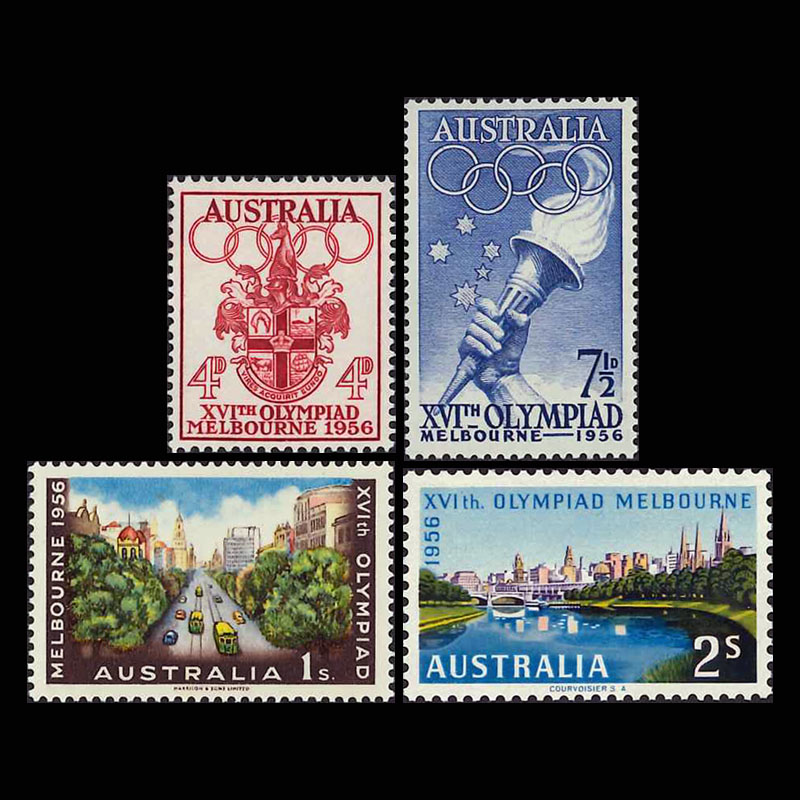 オーストラリア1956年メルボルンオリンピック切手4種 切手の通販 英国海外郵趣