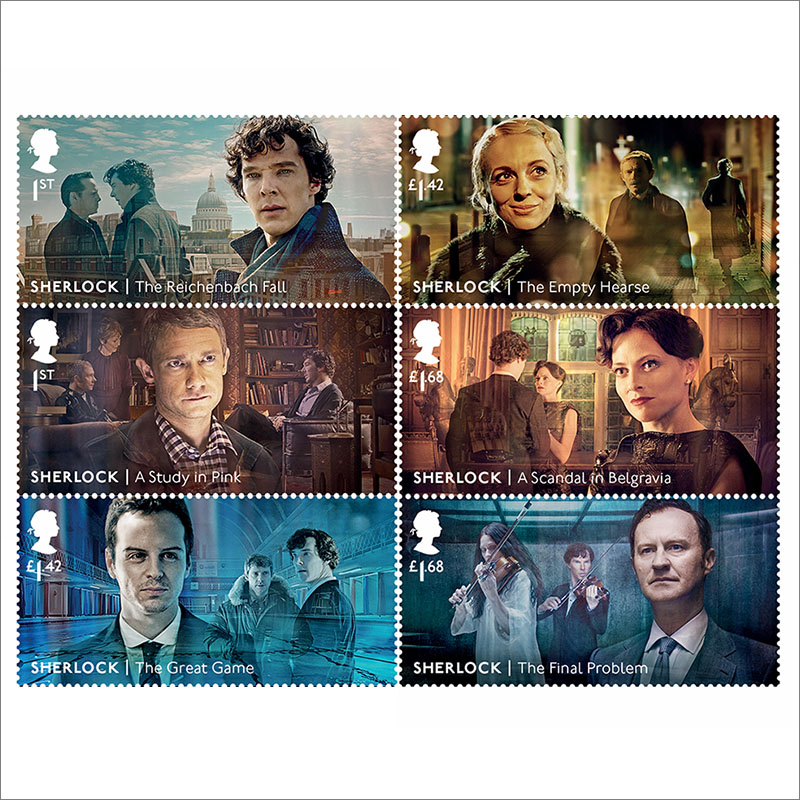 英国年シャーロック切手6種 切手の通販 英国海外郵趣
