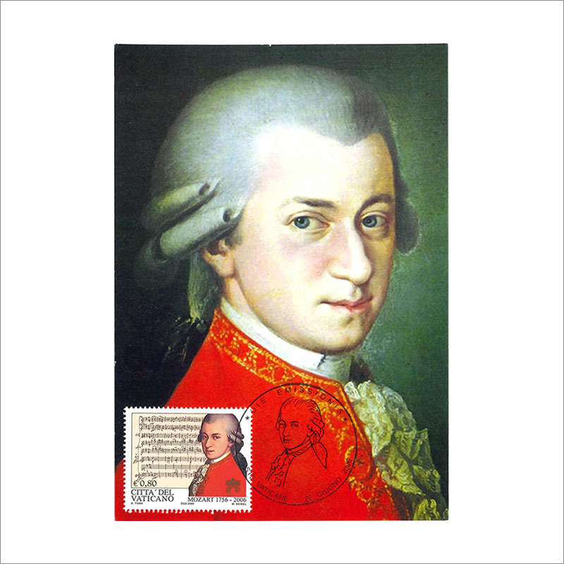 バチカン2006年モーツァルト生誕250年マキシマムカード | 切手の通販