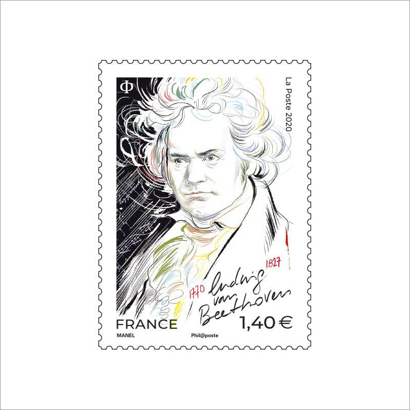 フランス2020年ベートーヴェン生誕250年切手1種 | 切手の通販 英国海外郵趣